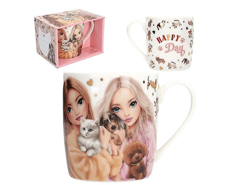 Depesche Spielwelt TOPModel Becher FUR EVER FRIENDS - Hunde & Katzen Tasse günstig online kaufen