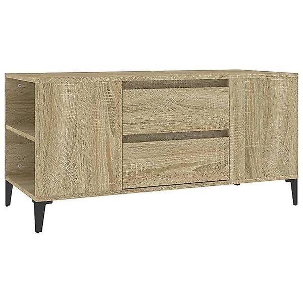 furnicato TV-Schrank Sonoma-Eiche 102x44,5x50 cm Holzwerkstoff (1-St) günstig online kaufen