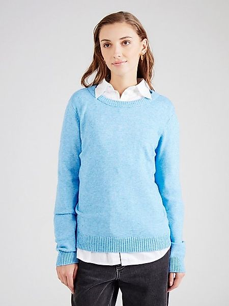 Vila Strickpullover Dünner Rundhals Strickpullover VIRIL VIRIL O-NECK L/S K günstig online kaufen
