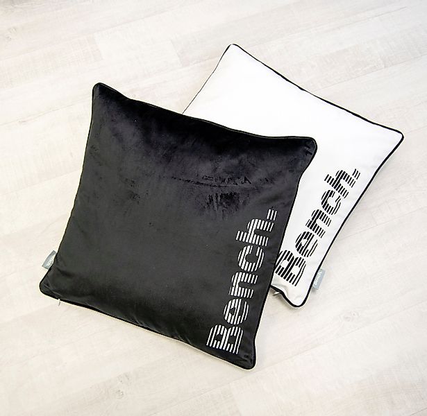 Bench. Dekokissen Bench, Kissenhülle mit Wendemotiv günstig online kaufen