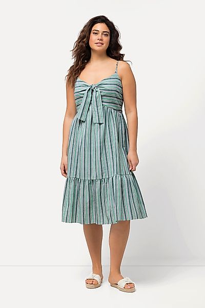 Ulla Popken Midikleid Midikleid Streifen A-Linie günstig online kaufen