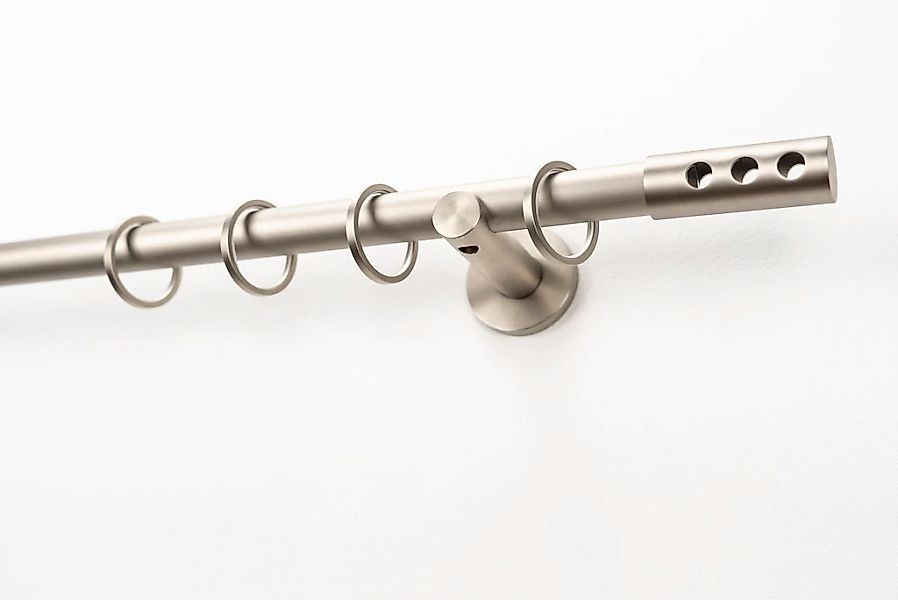 GARESA Gardinenstange "EASY" Ø 20 mm 1 läufig-läufig Wunschmaßlänge Vorhang günstig online kaufen