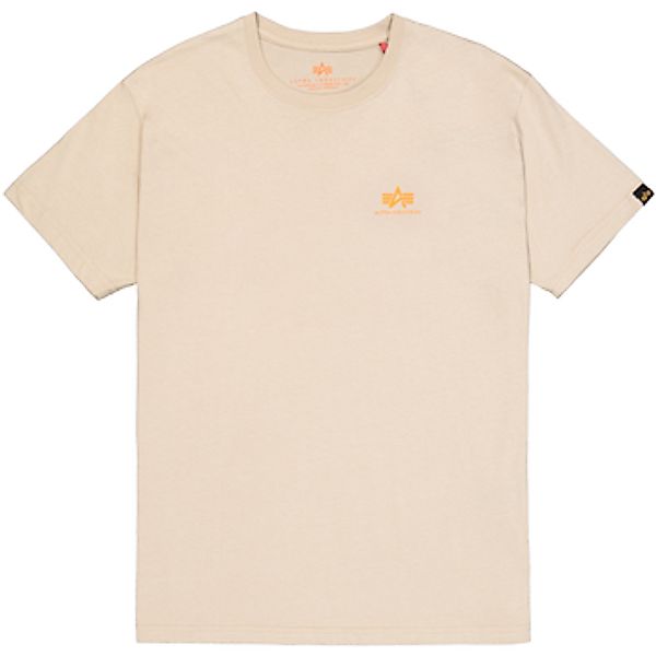 Alpha Industries  T-Shirt Basic T-Shirt SL - organic beige günstig online kaufen