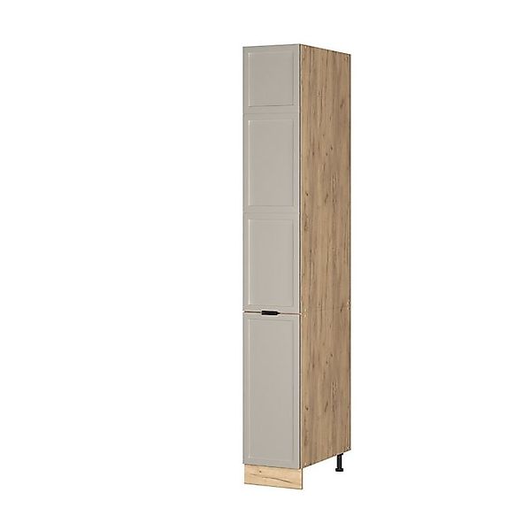 Vicco Hochschrank Fame-Line, GrauBeige/Goldkraft Eiche, 30 cm günstig online kaufen