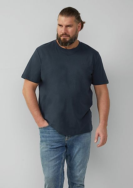 s.Oliver T-Shirt aus Baumwolle Farbe schwarz Größe: 5XL günstig online kaufen