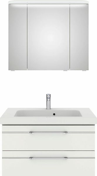 Saphir Badmöbel-Set "Balto Sprint 2-teilig, Mineralmarmor-Waschtisch mit LE günstig online kaufen