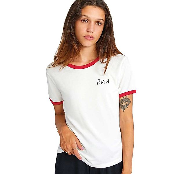Rvca Scribble Kurzärmeliges T-shirt S White günstig online kaufen
