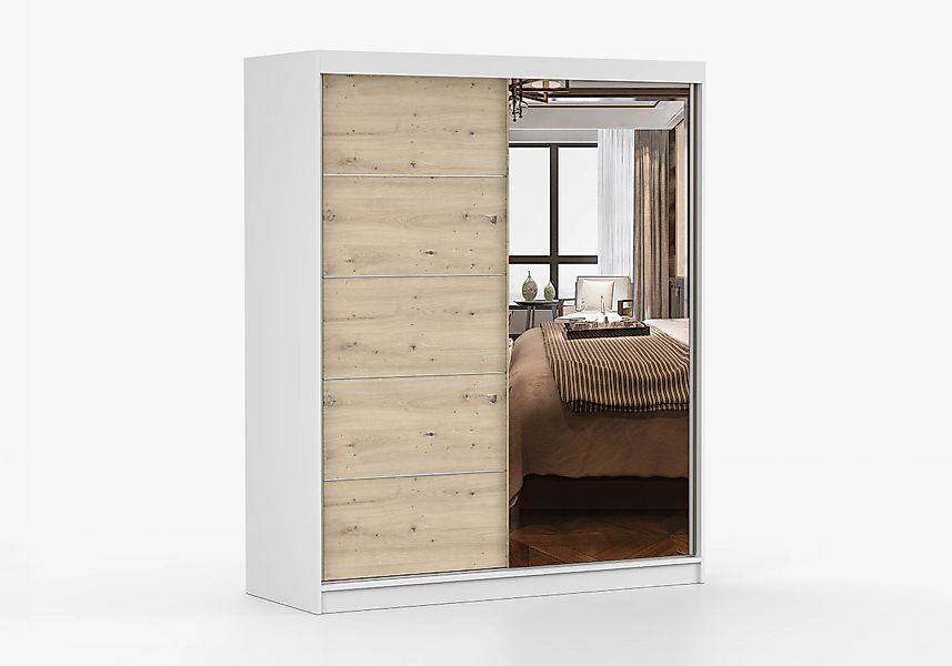 imoebel24 Schwebetürenschrank BONO 05 160 cm günstig online kaufen