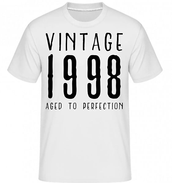 Vintage 1998 Aged To Perfection · Shirtinator Männer T-Shirt günstig online kaufen