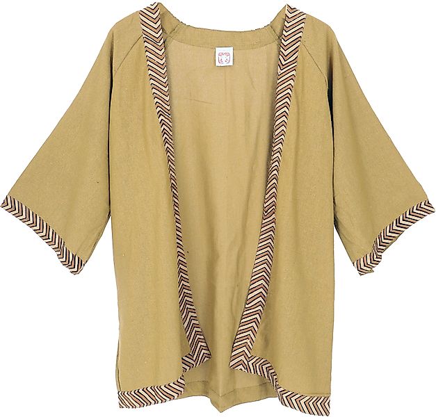 Guru-Shop Kimono Kurzer Kimono, Boho Cardigan, günstig online kaufen