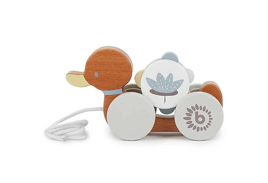 BIECO Nachziehtier Nachziehspielzeug Holz Kinder Nachziehtier Ente ab 1 Jah günstig online kaufen