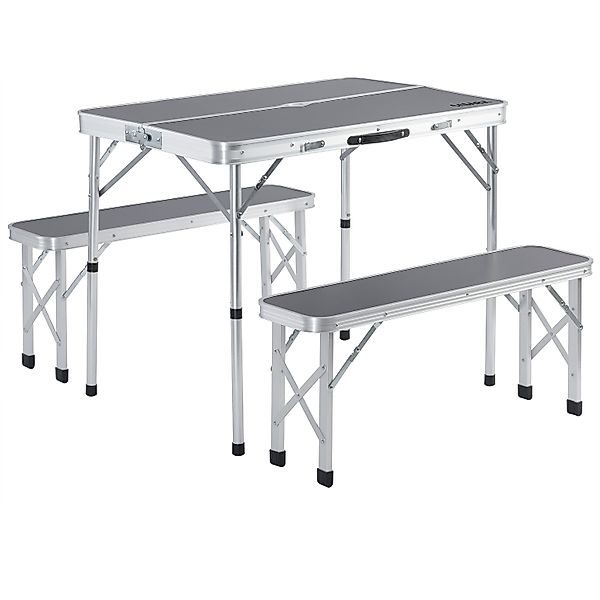 Casaria Campingtisch (3-St), Klappbar mit Bänken günstig online kaufen