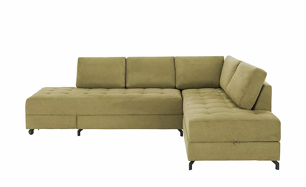 smart Ecksofa  Carla ¦ grün ¦ Maße (cm): B: 291 H: 88 T: 222 Polstermöbel > günstig online kaufen