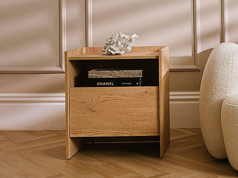 Beautysofa Nachttisch JUNI mit Schublade (Offene günstig online kaufen