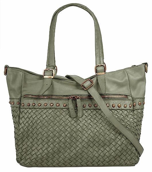Samantha Look Shopper echt Leder, Made in Italy günstig online kaufen