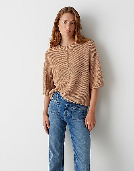 OPUS Strickpullover PAUDIE Loose mit Schimmer Effekt günstig online kaufen