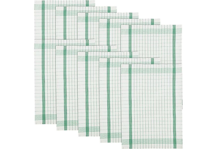 REDBEST Geschirrtuch Geschirrtuch 10er-Pack, Halbleinen Karo günstig online kaufen