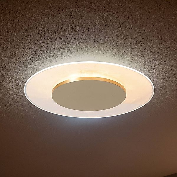 LED-Deckenleuchte Lido, goldfarben, Ø 42 cm günstig online kaufen