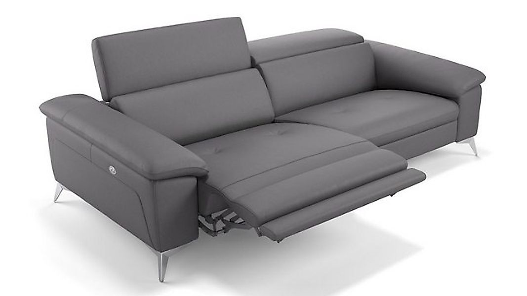 Sofanella 3-Sitzer Leder STELLA, Relaxcouch, Designersofa, Designer Sofa, 3 günstig online kaufen