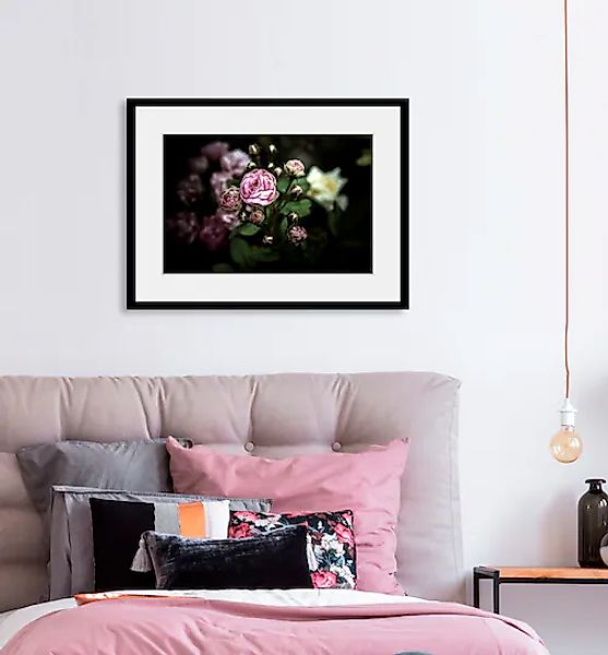 queence Bild »Ashley« 1 Stk. tlg. HD Premium Poster-Druck inkl. Holzrahmen günstig online kaufen