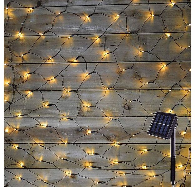 Rosnek LED-Lichtervorhang Solar, Wasserdicht, 8 Modi,für Hinterhof Terrasse günstig online kaufen
