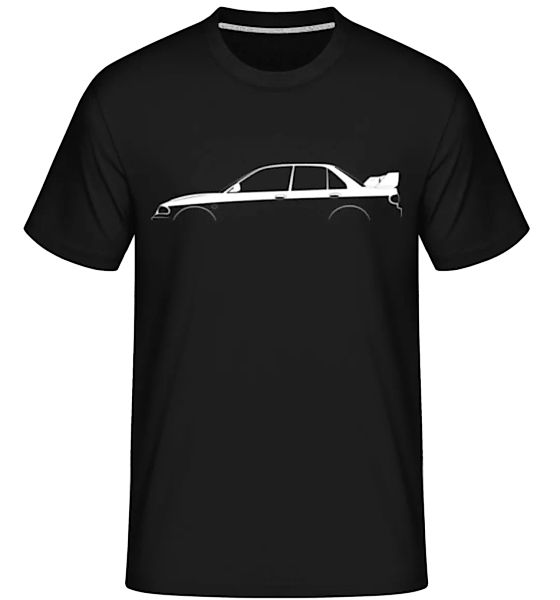 'Mitsubishi Lancer Evo. III' Silhouette · Shirtinator Männer T-Shirt günstig online kaufen