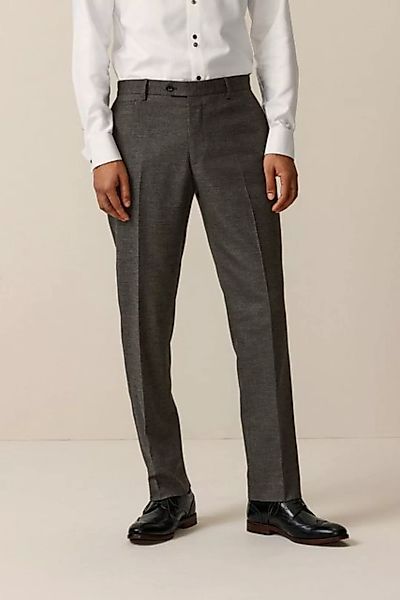 Next Anzughose Tailored Fit Anzughose mit Struktur und Besatz (1-tlg) günstig online kaufen