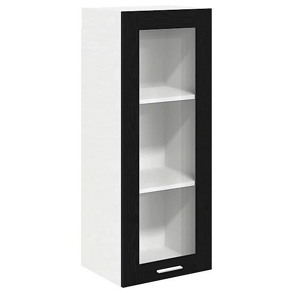vidaXL Hängeschrank mit Tür Riga Schwarz Eichen-Optik 40 x 31 x 100 cm 8843 günstig online kaufen