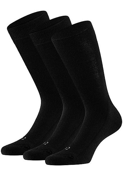Apollo Basicsocken (3er Pack) Unisex mit Stickerei und weichen Merinowoll-A günstig online kaufen