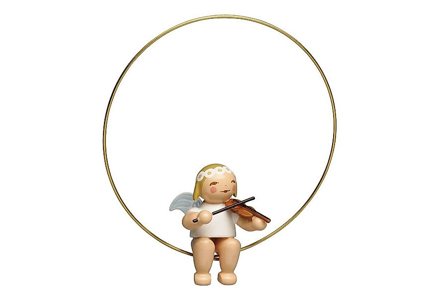 Wendt & Kühn Weihnachtsfigur Christbaumengel im Ring mit Geige 6308/2 günstig online kaufen
