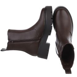 Ital-Design Stylische Chelsea-Boots mit Riemen für günstig online kaufen