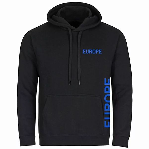 multifanshop Kapuzensweatshirt Europe - Brust & Seite - Pullover günstig online kaufen