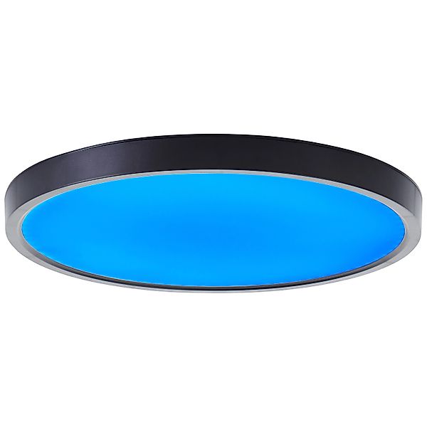 Brilliant LED-Deckenleuchte Lotti RGB + CCT Ø 30cm Schwarz/Weiß günstig online kaufen