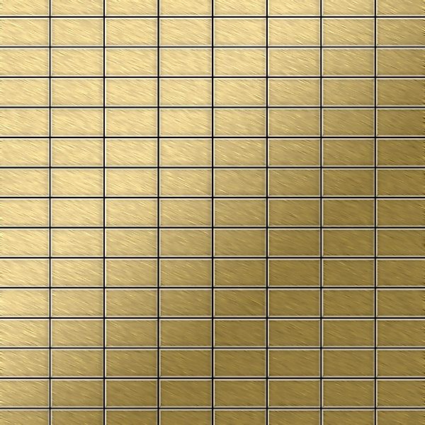 ALLOY Mosaik Fliese Massiv Metall Titan Gebürstet Gold 1,6mm Stark Bauhaus- günstig online kaufen