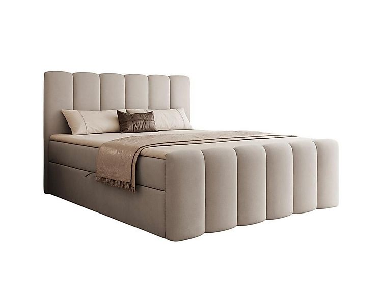 Compleo Boxspringbett BUBBLE, Wolkenbett, Bequem, Bonell, Topper, Doppelbet günstig online kaufen
