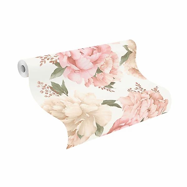 Rasch Papiertapete »Papiertapete mit großen Blumen 278705« floral glatt günstig online kaufen