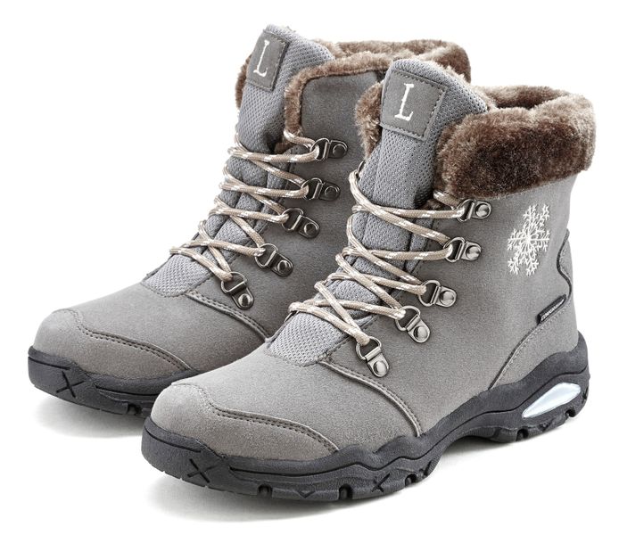 LASCANA Winterstiefelette Stiefelette,Stiefel,Winterstiefel wind-& wasserab günstig online kaufen