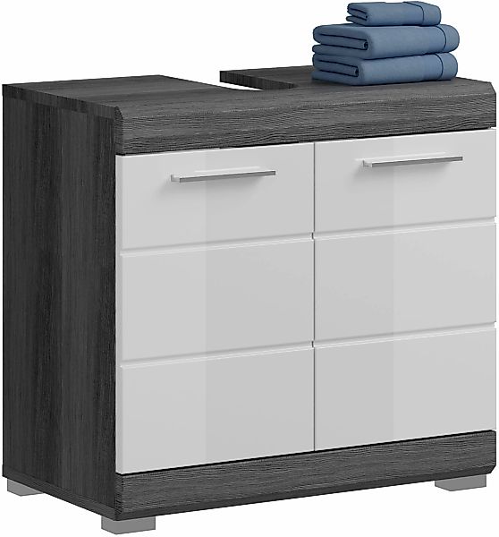 INOSIGN Waschbeckenunterschrank "Siena, Breite 60cm, 2 Tür, 2 Fächer, mit S günstig online kaufen