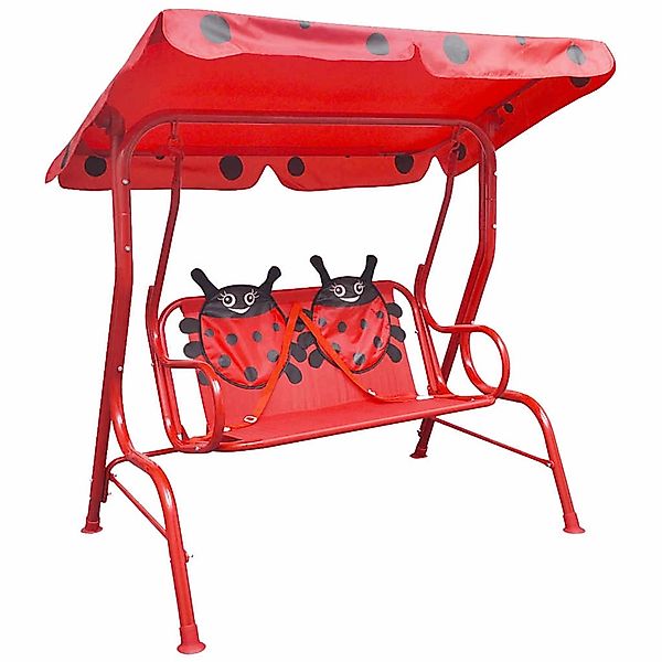 vidaXL Hollywoodschaukel Kinder-Hollywoodschaukel Rot, 1 tlg. günstig online kaufen