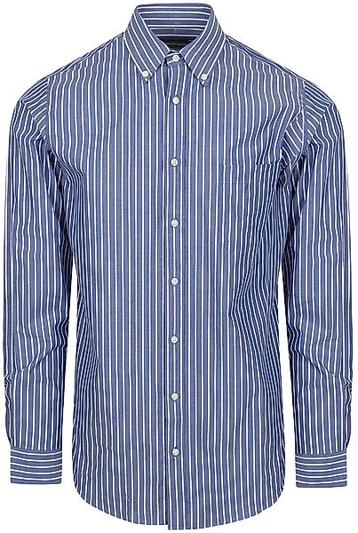 Steppin' Out Hemd Streifen Blau - Größe M günstig online kaufen