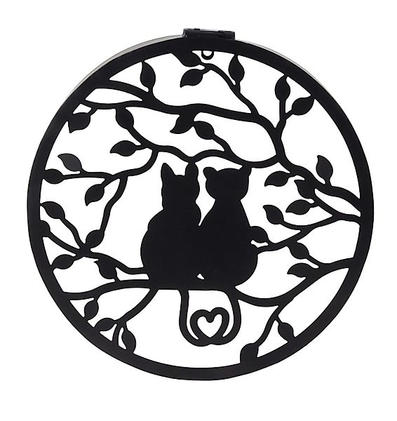 Mel-O-Design Wanddekoobjekt Metall Wanddeko Katzen Solar günstig online kaufen