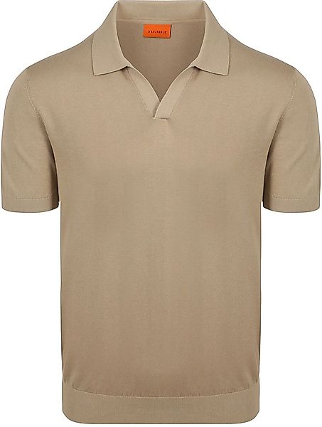 Suitable Poloshirt Riva Compact Taupe - Größe S günstig online kaufen