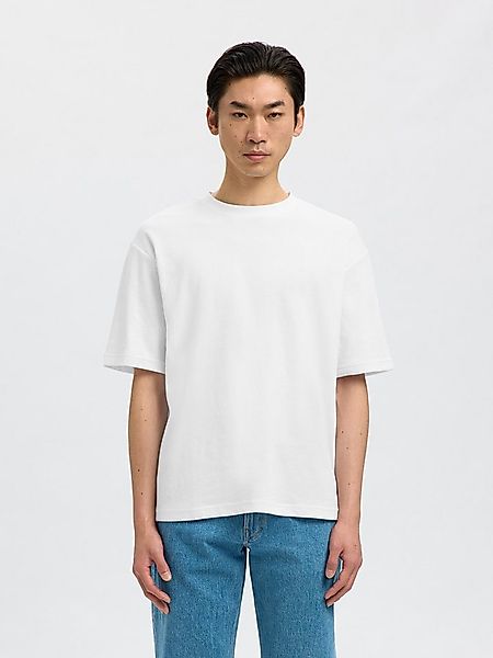 Selected Rundhalsshirt SLHLOOSEOSCAR SS O-NECK TEE NOOS günstig online kaufen