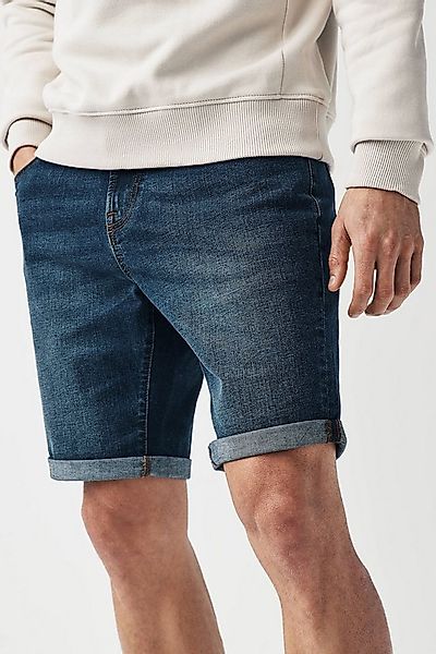 Next Jeansshorts Straight Fit Jeansshorts mit Stretch (1-tlg) günstig online kaufen