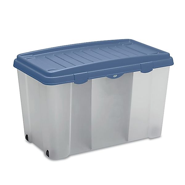 Casaria Aufbewahrungsbox, 120L Deckel Rollen Kunststoff günstig online kaufen