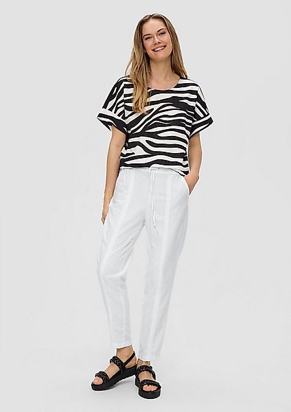s.Oliver 7/8-Hose Hose Hose aus Leinenmix mit Ziernähten günstig online kaufen