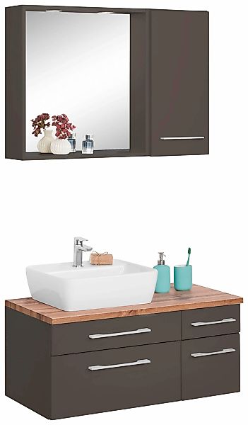 welltime Badmöbel-Set "Davos" 3 Stk. tlg. günstig online kaufen