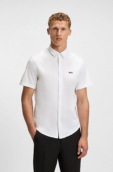 BOSS GREEN Kurzarmhemd "B Motion S", softe Baumwolle, Vier-Wege-Stretch, kn günstig online kaufen