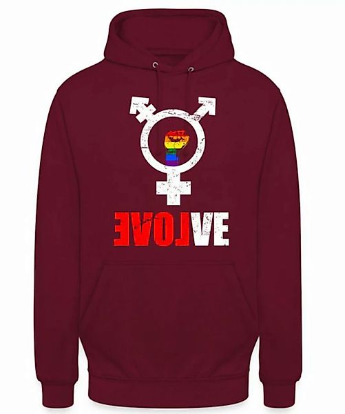 Quattro Formatee Kapuzenpullover Love - Stolz Regenbogen LGBT Gay Pride Uni günstig online kaufen