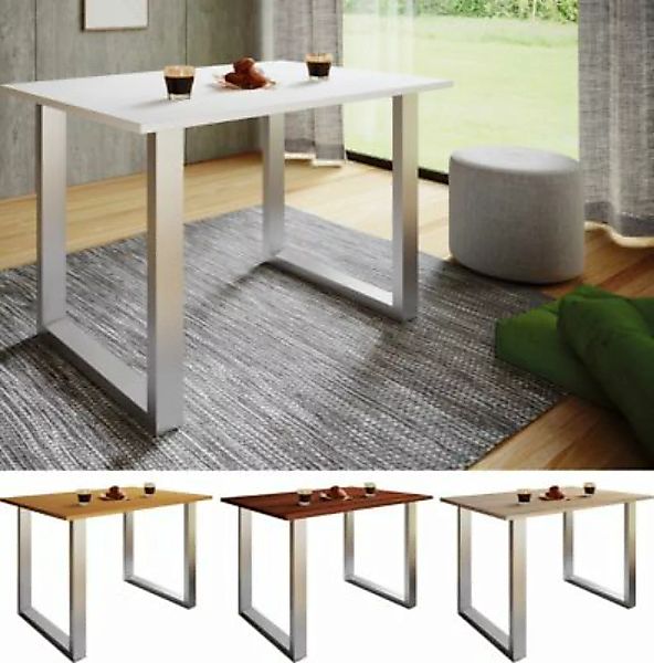 VCM Premium Holz Esstisch Küchentisch Speisetisch Tisch Xona U Schwarz brau günstig online kaufen